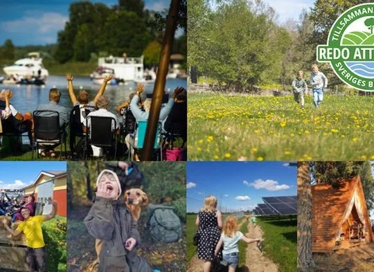 fotomontage för kampanjen Redo att räknas