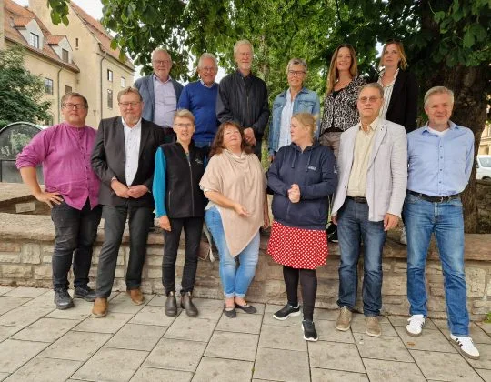 Gruppbild utomhus styrelse och VL 2025 LUS