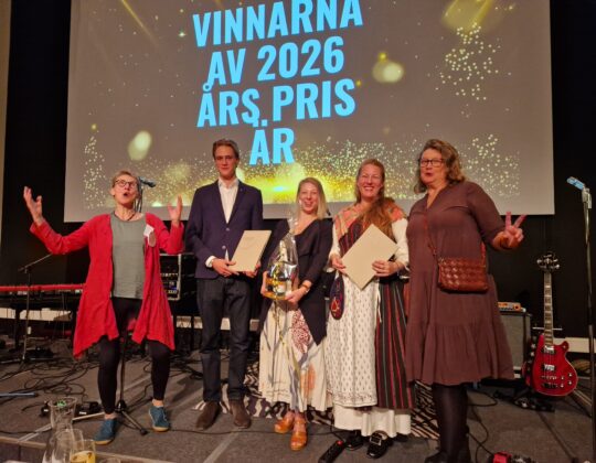 Vinnarna i Årets Leader 2026 på scen tillsammans